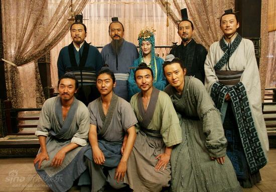 Cast members of 'Confucius'. 