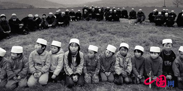 Children kneeling