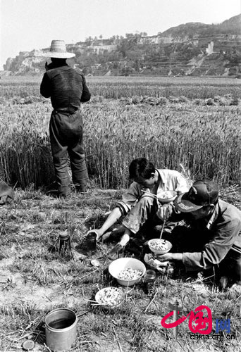Lunch, Bin county, Shanxi, 1997