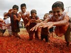 5th tomato festival in Colombia