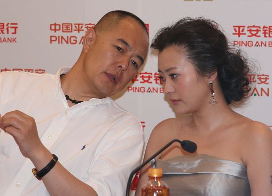 Zhang Tielin (left) and Hao Lei 