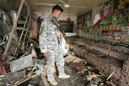 A series of bomb attacks since late Sunday have killed at least 20 people and wounded some 91 others, just days before the U.S. troops are to leave Iraqi cities and towns, raising fears that Iraqi security forces is not able to fight relentless insurgency.