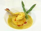 Sauteed Prawns with Pumpkin and Curry Sauce
