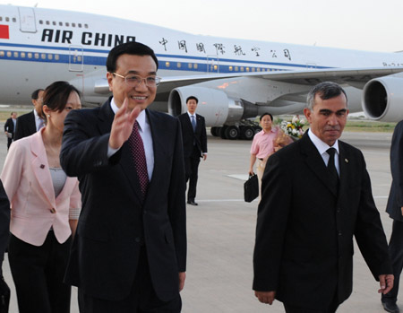 Visiting Chinese Vice Premier Li Keqiang said here late Tuesday that China and Turkmenistan have enjoyed healthy and steady development in bilateral relations since the two countries established diplomatic ties in 1992.