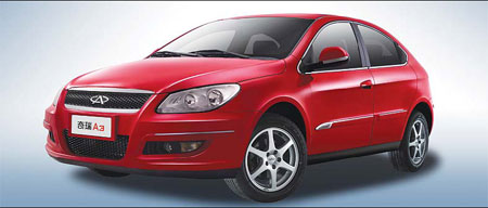 Chery crosses Straits to assemble its A3
