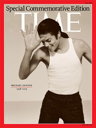 TIME Magazine's special commemorative issue on pop star Michael Jackson is shown here, released to Reuters on June 27, 2009. The June 29 special edition, featuring a photo of Michael Jackson by Herb Ritts, will be published in addition to TIME's regular weekly issue.