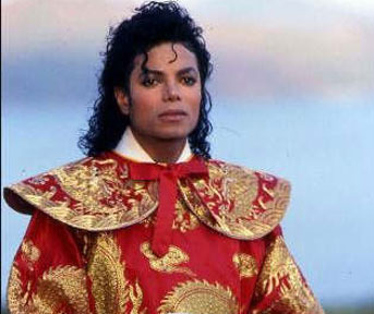 King of Pop in Dragon robes