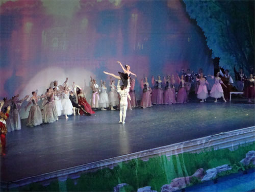 Evil Princess Odile has tricked Prince Siegfried into thinking she is his beloved Odette, he has vowed to marry her.