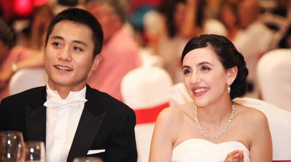 Award-winning Chinese actor Liu Ye married Anais Martane, his French bride, at a star-studded ceremony in Beijing on July 5.