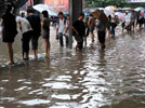 Downpour drenches east China's Nanjing City