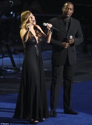 Tribute: Mariah Carey sang I'll Be There with Trey Lorenz at the Michael Jackson tribute concert