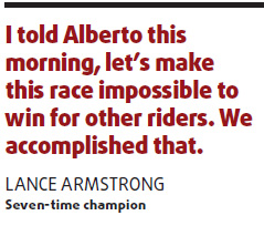 Race becoming Armstrong v Contador