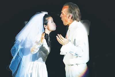 Scenes from the Chinese version of The Marriage of Figaro. Scenes from the Chinese version of The Marriage of Figaro.