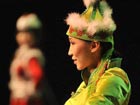 Mongolian Long Song and costumes stage a performance