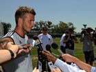 Beckham returns for practice with Galaxy