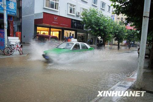 The downpour, which lasted from Tuesday until Friday, wreaked havoc throughout Sichuan Province, which is undergoing reconstruction following the Wenchuan earthquake last year.