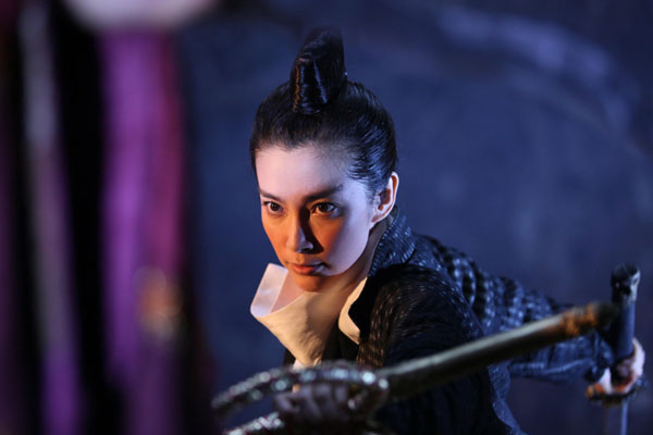 Actress Li Bingbing plays Shangguan Jing'er in the new martial-arts and mystery film 'Detective Dee'. The role is a fictional account of the life of Shangguan Wan'er, a prestigious politician during the Tang Dynasty (618-907 AD). 'Detective Dee', directed by Tsui Hark, features Andy Lau in the lead role of Di Renjie, known as the Sherlock Holmes of ancient China. The film is scheduled for release in October next year.