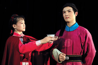 Scene from 'Hong Ling Yuan' [Shanghai Daily]