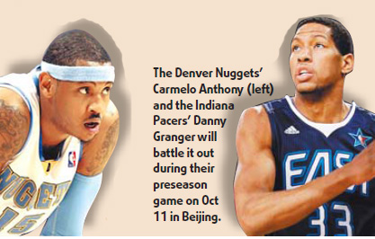 Nuggets, Pacers set Beijing showdown