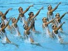 China's team win silver medal in synchronized swimming