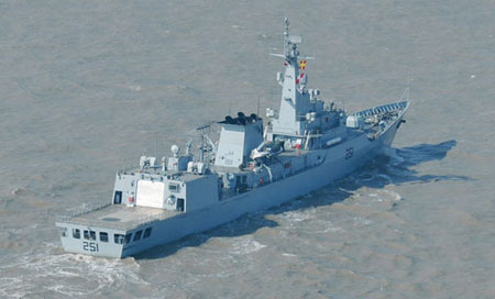China delivers frigate to Pakistan