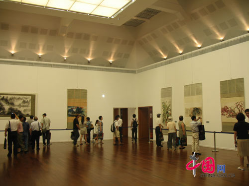 The exhibition hall
