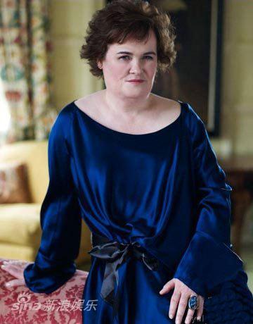 Susan Boyle who rocketed to fame after a phenomenal performance on 'Britain's Got Talent', comes back with a glam photo spread in the August issue of Harper's Bazaar (the U.S. edition) after she finished second place in the popular TV talent show. A made-over Boyle, with her hair dyed and curled and dressed in various designer clothings, appears in a feature spread called 'Susan Boyle: Unsung Hero.'