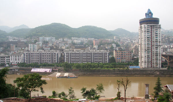 Maotai Town on the Chishui River in Renhuai City, Guizhou Province is home to world-renowned Maotai liquor. 