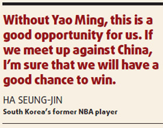 Asian rivals not afraid of favorites China