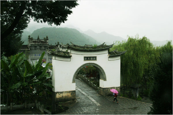 A glimpse of Heshun Town. [Photo: CRIENGLISH.com /Bao Congying]