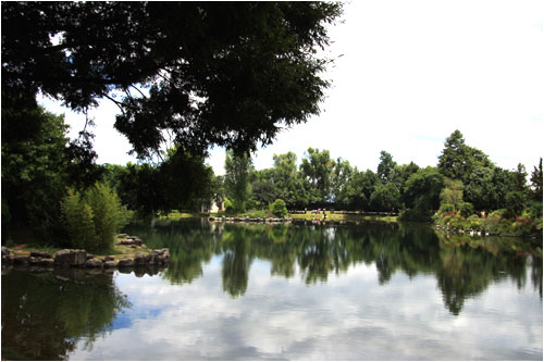 Butterfly Spring located about 30 km (18.5 miles) north of Dali, is a small, clear spring frequented visited by swarms of tourists and, of course, butterflies. Photo of Butterfly Spring is taken on July 30, 2009. [Photo: CRIENGLISH.com/ Xu Liuliu]