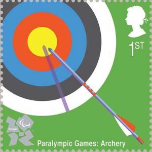 Paralympic archery illustrated by George Hardie.[cctv.com] 