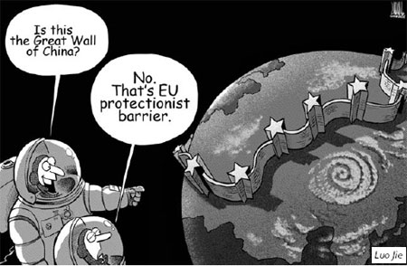 EU protectionise barrier