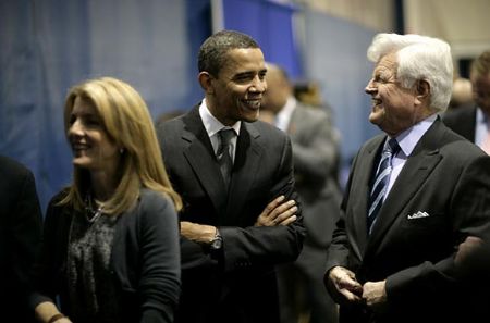 Edward Kennedy gave an endorsement to Obama on January 28, 2008. Kennedy's endorsement raised the possibility of improving Obama's vote-getting in the primaries.[cri.cn]