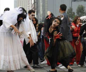 Mexicans bid for record 'Thriller' dance
