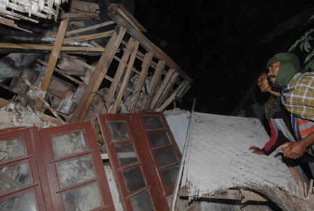 At least 42 people have been killed, 40 others have gone missing and more than 400 others were wounded after a 7.3 magnitude quake hit West Java of Indonesia on Wednesday, The National Disaster Management Agency said here.