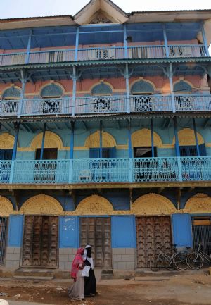 Photo taken on Sept. 2, 2009 shows a view of Zanzibar Stone Town in Tanzania.[Xu Suhui/Xinhua]