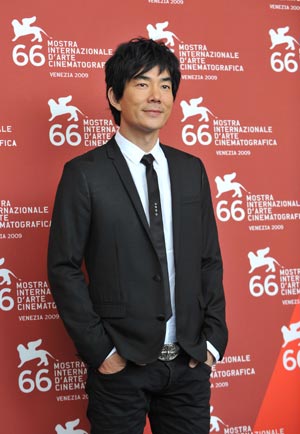 Actor Richie Jen is pictured during the presentation of the film 'Yi Ngoy' (Accident) during the 66th Venice International Film Festival at Venice Lido, on September 5, 2009.