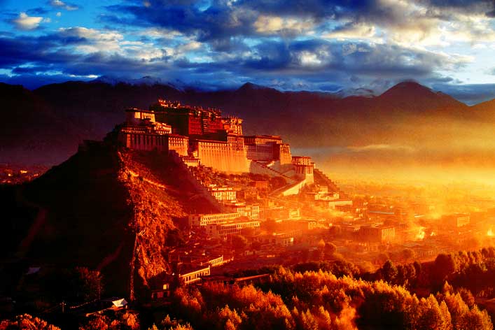 The Potala Palace at Lhasa