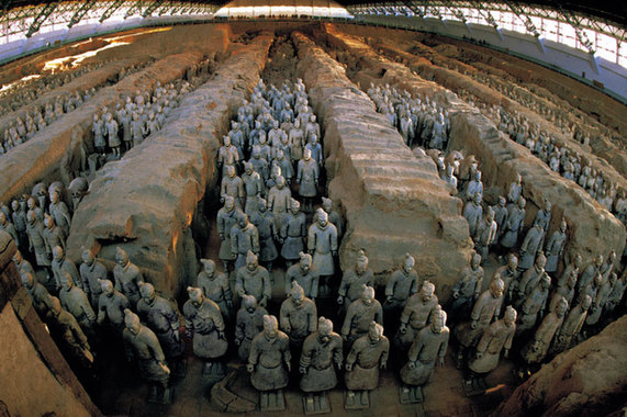 Mausoleum of the First Qin Emperor and Terracotta Warriors