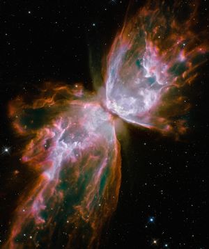  A fully rejuvenated Hubble telescope kicked off its new life on Sept. 9 with a flurry of stunningly clear images of cosmic wonder, including a celestial 'butterfly' and a 'pillar of creation.' [Xinhua/AFP]