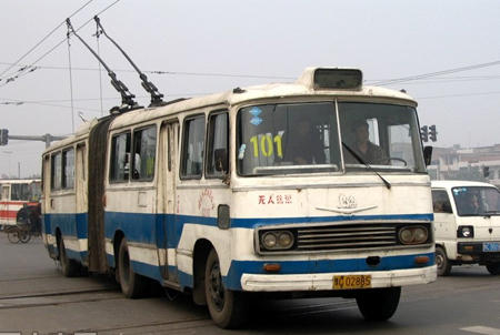 Trolley buses in the 1980s
