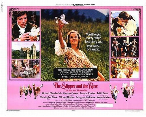 A poster of the British film 'The Slipper and the Rose,' printed in a Chinese film magazine in 1979, aroused great controversy because of a scene of kissing lovers, which did not sit well with the highly conservative public of that time.