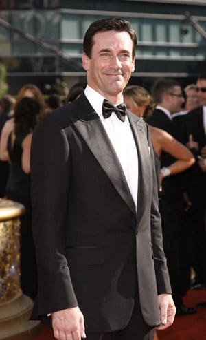 Nominee Jon Hamm of 'Mad Men' arrives on the red carpet at the 61st annual Primetime Emmy Awards in Los Angeles, California September 20, 2009.