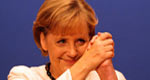 Merkel attends campaign rally of CDU