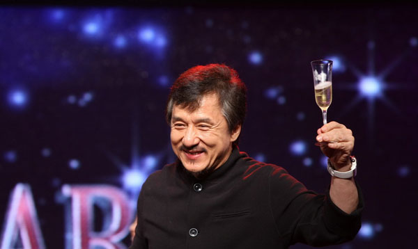 Jackie Chan attends the 2009 Bazaar Charity Gala held in Beijing on September 28, 2009.