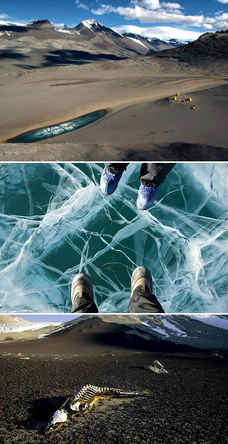 Dry valley in Antarctic [CRI] 