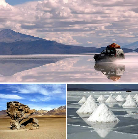 Atacama salt lake in Bolivia [CRI]