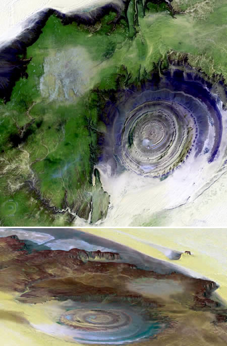 The eye of Sahara in Mauritania [CRI]