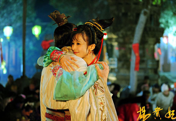 Stills from the Chinese historical TV drama 'Secret Anecdotes of Yang Guifei'.[yule.sohu.com]